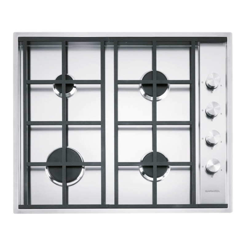 Barazza 1PLB4 piano cottura Acciaio inox Da incasso Gas 4 Fornello(i) Prezzo basso