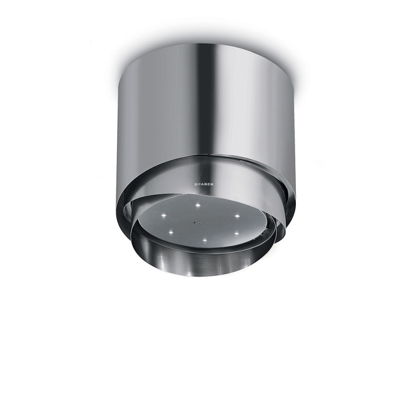 FABER S.p.A. Pareo Evo Plus Cappa aspirante a isola Acciaio inox 590 m³/h Solo un giorno rimasto