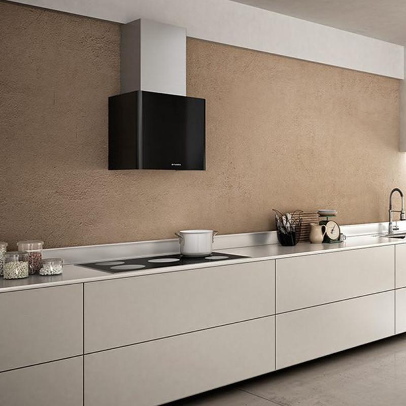 FABER S.p.A. Lithos EG6 BK LED A45 Cappa aspirante a parete Nero 580 m³/h C 50% di sconto con spedizione gratuita