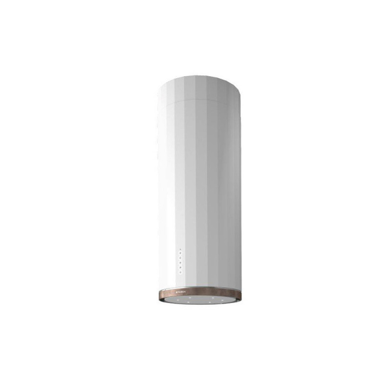 FABER S.p.A. CORINTHIA IS.WH MATT/TIB.SILVER Cappa aspirante a isola Argento Bianco 580 m³/h Sconto