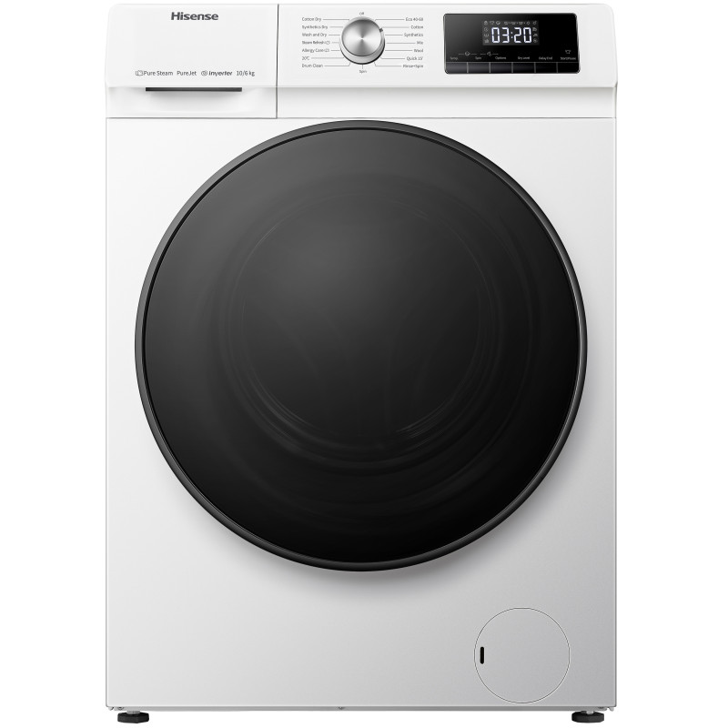 Hisense WDQA1014EVJM lavasciuga Libera installazione Caricamento frontale Bianco D Hotsell