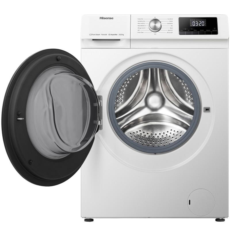 Hisense WDQA1014EVJM lavasciuga Libera installazione Caricamento frontale Bianco D Hotsell