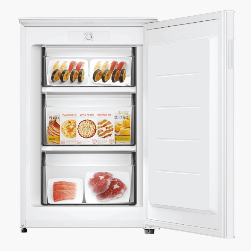 Candy CUQS 58EW Congelatore verticale Libera installazione 85 L E Bianco Moda