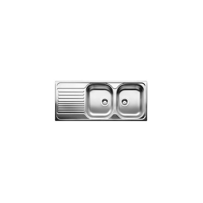 BLANCO 1324950 Lavello TIPO 8 S Compact 2 vasche Dx dimensione 1160x500 mm Acciaio Inox Offerta speciale