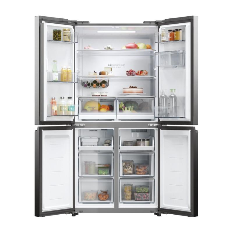 Haier Cube 83 Serie 5 HCW58F18EWMP frigorifero side-by-side Libera installazione 507 L E Platino Acciaio inox Fornitura limitata