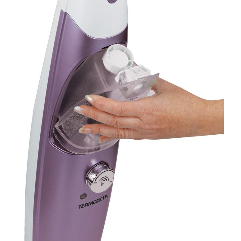 Termozeta 72703L Pulitore a vapore Scopa a vapore 0 65 L 1500 W Viola Bianco Cyber Monday