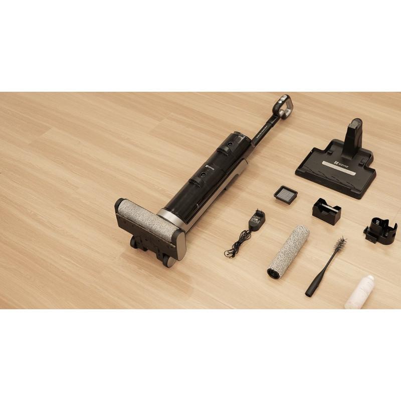 EZVIZ RH1 Aspirapolvere verticale Batteria Secco e bagnato HEPA Senza sacchetto 200 W Nero Grigio 4 Ah Offerta natalizia