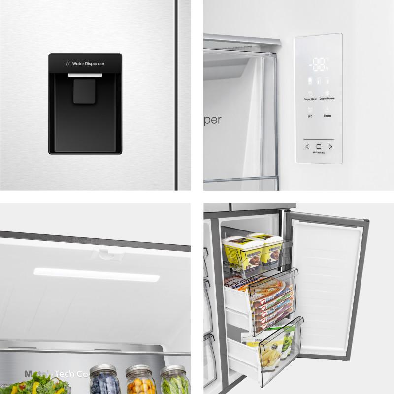 Hisense RQ5P470SMIE frigorifero con congelatore 482 L E Argento Acciaio inox Offerte speciali
