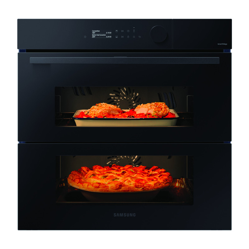 Samsung NV7B5760WBK Forno ad incasso a Vapore Serie 5 76 L A+ Vetro Nero Super Saving Price