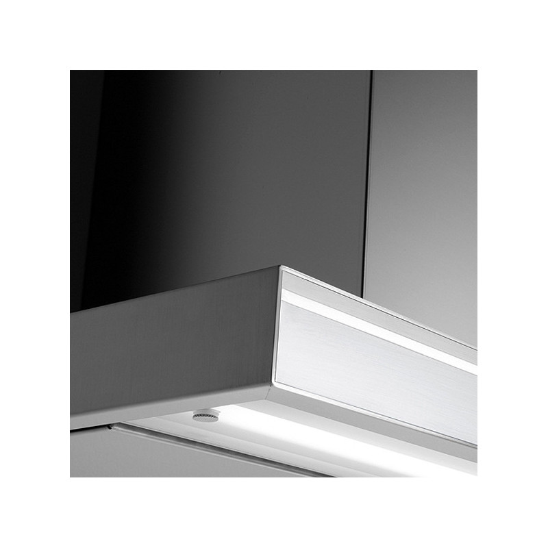 Falmec Lumina NRS Cappa aspirante a parete Nero Acciaio inox 800 m³/h B Fino al 60% di sconto