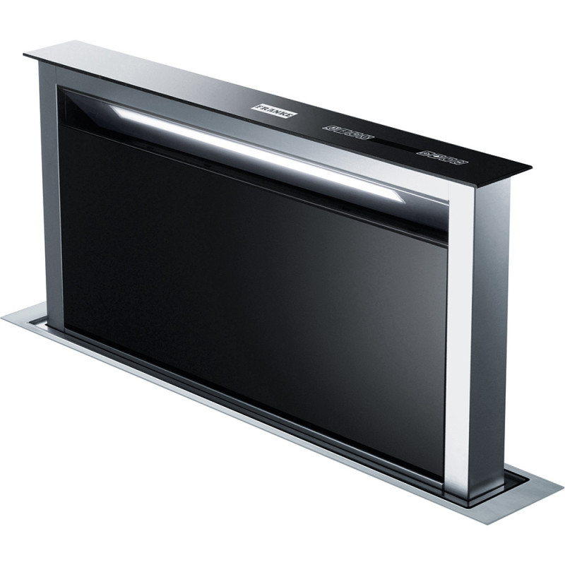 Franke FDW 908 IB XS Aspirazione verso il basso Nero Acciaio inox 420 m³/h B Vendite stagionali