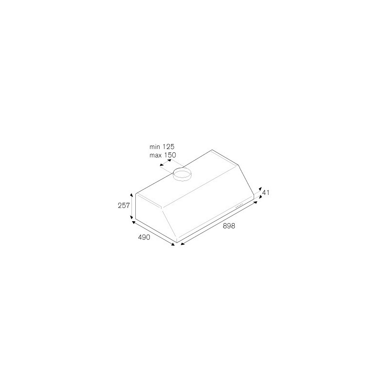 Bertazzoni La Germania KU90PRO1XA cappa aspirante Integrato a soffitto Acciaio inox 800 m³/h A Offerte esclusive