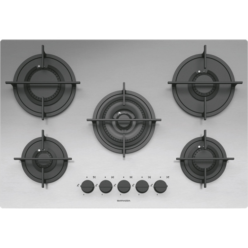 Barazza 1PMD75 piano cottura Acciaio inox Da incasso 75 cm Gas 5 Fornello(i) Offerte giornaliere