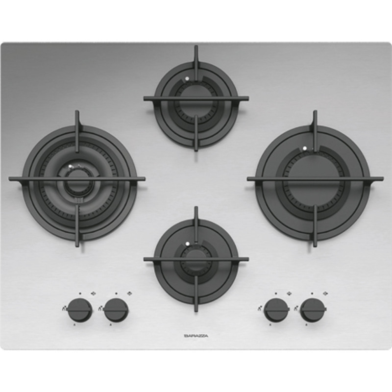Barazza 1PMD64 piano cottura Acciaio inox Da incasso 65 cm Gas 4 Fornello(i) Offerte speciali