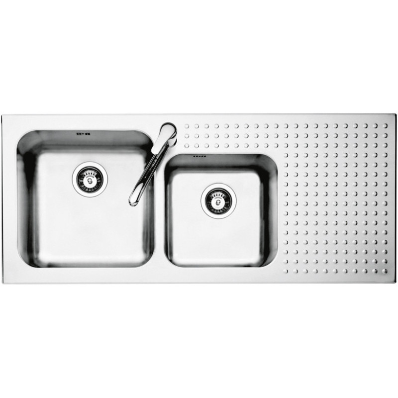 Barazza 1IS12060/2S lavello Lavello montato su piano Rettangolare Acciaio inox Fino al 65% di sconto