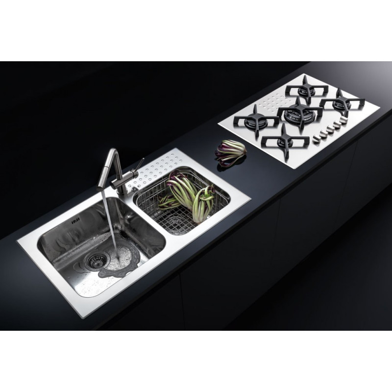 Barazza 1IS12060/2S lavello Lavello montato su piano Rettangolare Acciaio inox Fino al 65% di sconto
