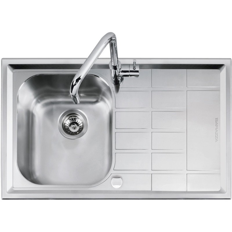 Barazza 1LLV90/1D lavello Lavello ad incasso Rettangolare Acciaio inox Super sconto