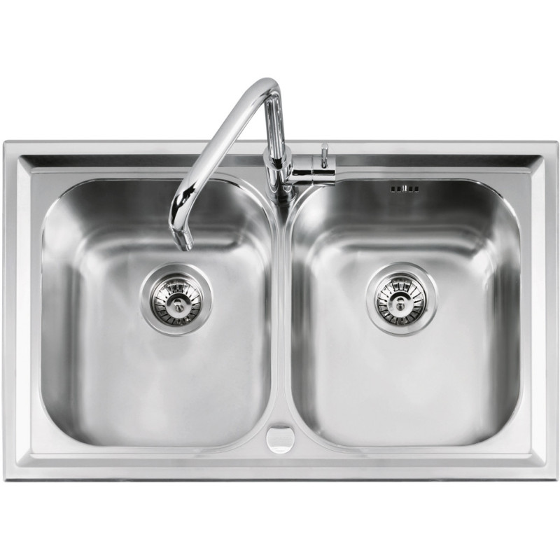 Barazza 1LLV90/2 lavello Lavello ad incasso Rettangolare Acciaio inox 50% di sconto con spedizione gratuita