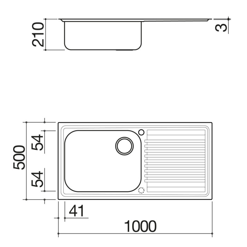 Barazza 1LFS10D lavello Lavello ad incasso Rettangolare Acciaio inox In vendita