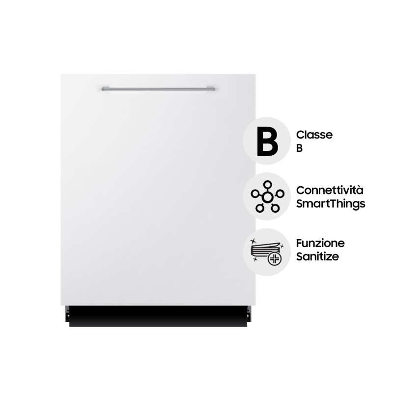 Samsung DW60A8070BB Lavastoviglie da incasso a scomparsa totale Serie 8500 14 coperti B Terzo cesto per posate Shopping Online