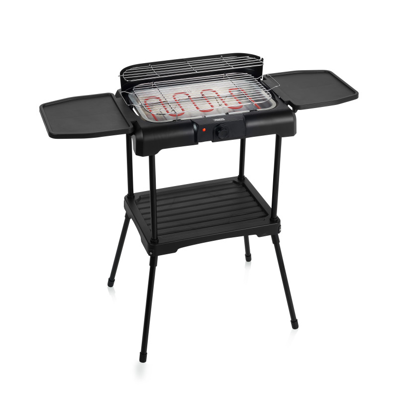 Princess 01.112250.01.001 BBQ elettrico con ripiani laterali Novità