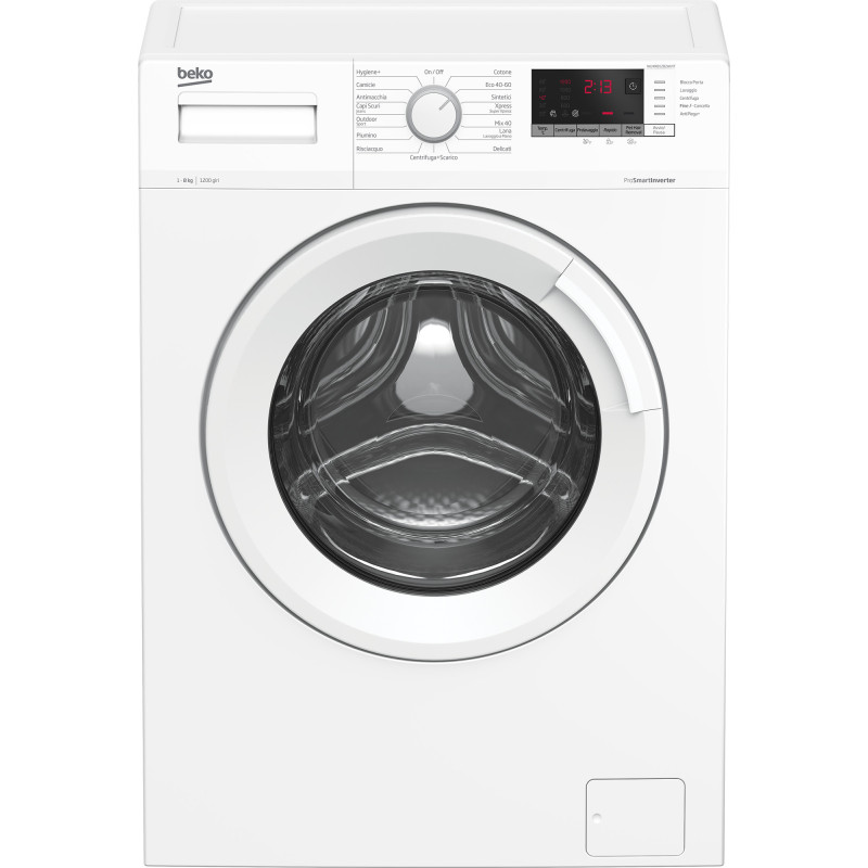 Beko WUXR81282WI/IT lavatrice Caricamento frontale 8 kg 1200 Giri/min Bianco Offerta