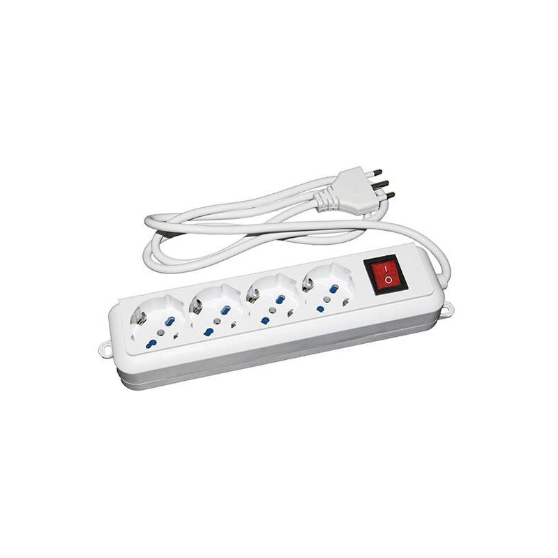 Link Accessori LKMP04 prolunghe e multiple 1 5 m 4 presa(e) AC Interno Bianco Online