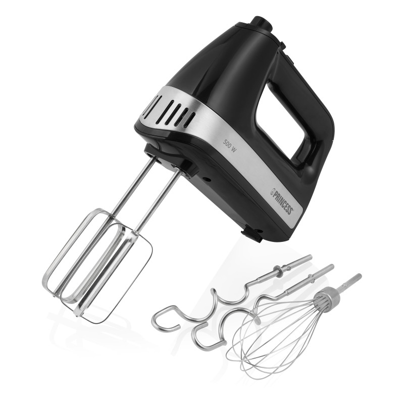 Princess 222206 Sbattitore manuale 500 W Nero Argento Vendite Flash
