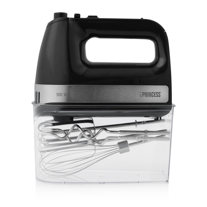 Princess 222206 Sbattitore manuale 500 W Nero Argento Vendite Flash