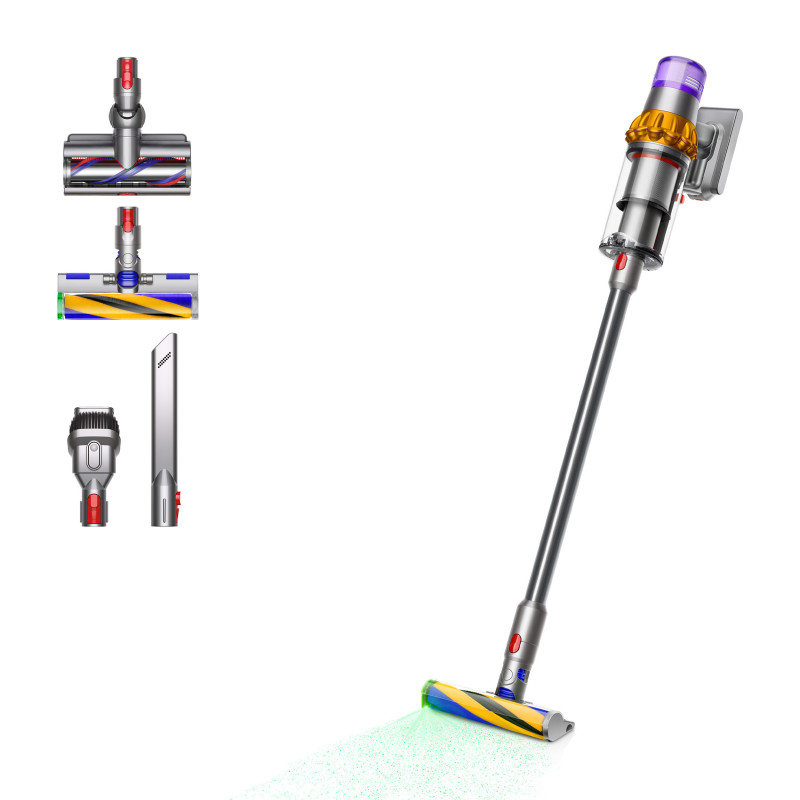 Dyson V15 Detect Absolute aspirapolvere senza filo Nichel Giallo Senza sacchetto Comprare a buon mercato