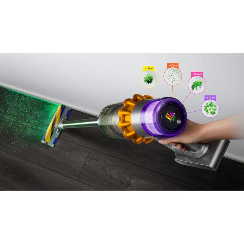 Dyson V15 Detect Absolute aspirapolvere senza filo Nichel Giallo Senza sacchetto Comprare a buon mercato