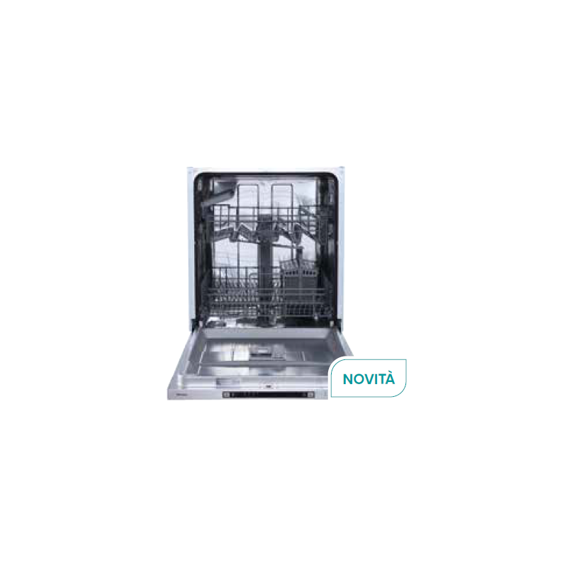 HISENSE HV622D10 Lavastoviglie da incasso a scomparsa totale 60 cm 13 coperti 7 programmi classe D bianca Offerta per la Festa della Mamma