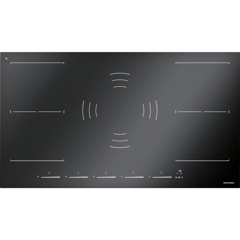 Barazza 1PIDS90N piano cottura Nero Da incasso 90 cm Piano cottura a induzione 5 Fornello(i) Limitato a 3 giorni