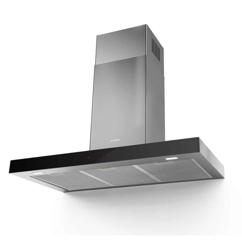 FABER S.p.A. Stilo Glass Smart A60 Cappa aspirante a parete Acciaio inox 690 m³/h B Qualità