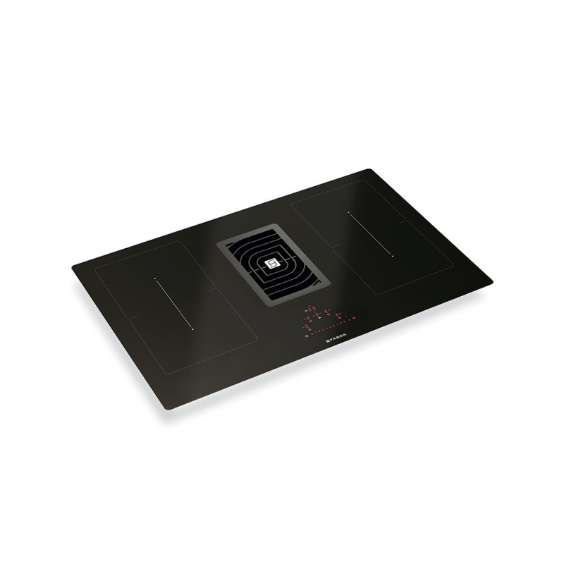 FABER S.p.A. Hob Galileo Smart BK Glass A830 Nero Da incasso 83 cm Piano cottura a induzione 4 Fornello(i) Spedizione Gratuita