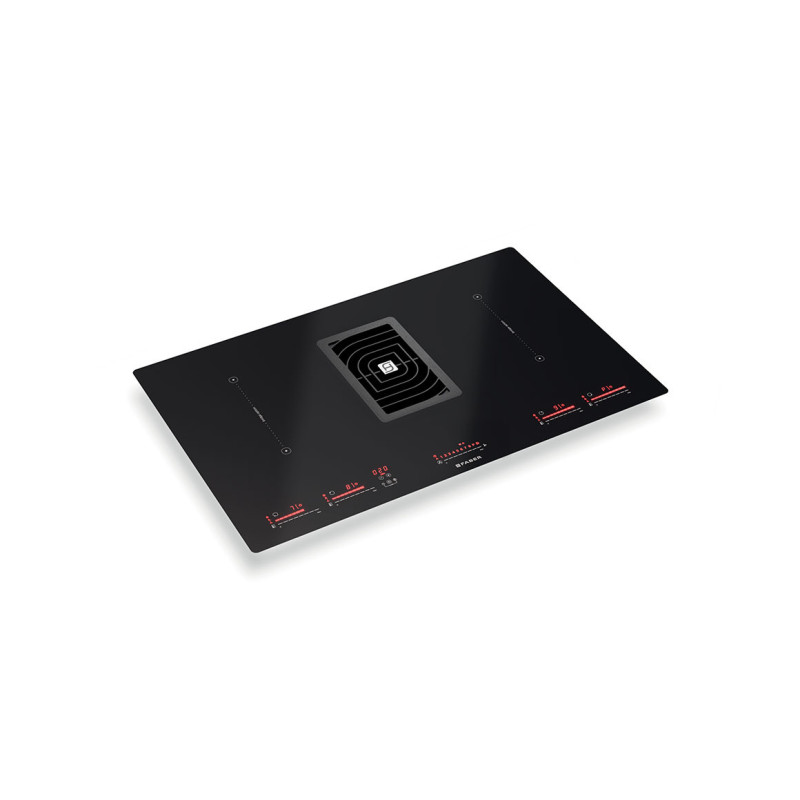 FABER S.p.A. Galileo BK Glass NG A830 Nero Da incasso 83 cm Piano cottura a induzione 4 Fornello(i) Soddisfazione Garantita