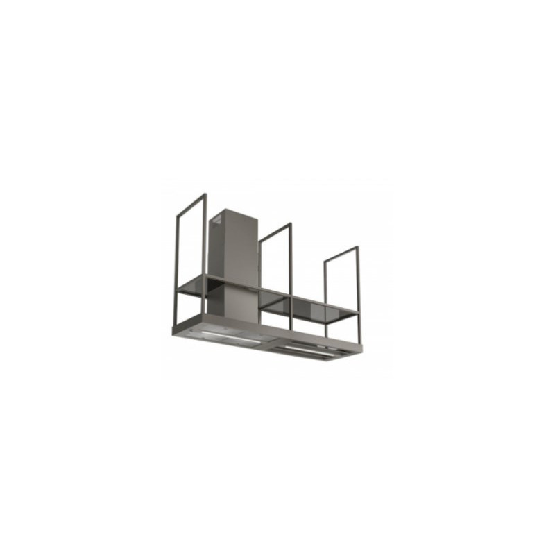 FABER S.p.A. T-Shelf EV8 Titanium Matt A180 Cappa aspirante a isola Titanio 700 m³/h C Prezzo Ridotto