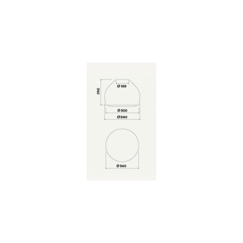Falmec Sophie Sospeso Grigio 600 m³/h Lightning offer