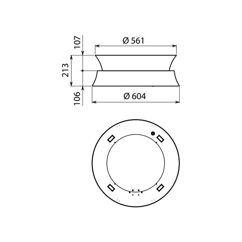 Falmec Dama Sospeso Acciaio inox 600 m³/h Prezzo basso