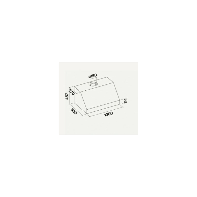 Falmec Zeus Pro Cappa aspirante a parete Acciaio inox 950 m³/h B Ultimi tre giorni