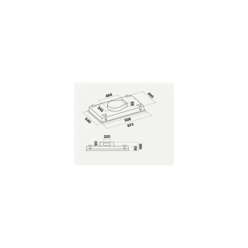 Falmec Stella Integrato a soffitto Acciaio inox B Promozione temporanea