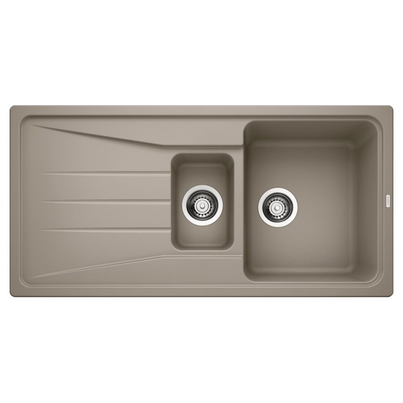 BLANCO 1519858 Sona 6 S lavello 1 vasca+vaschetta+gocciolatoio 100x50cm Silgranit Tartufo Spedizione Gratuita