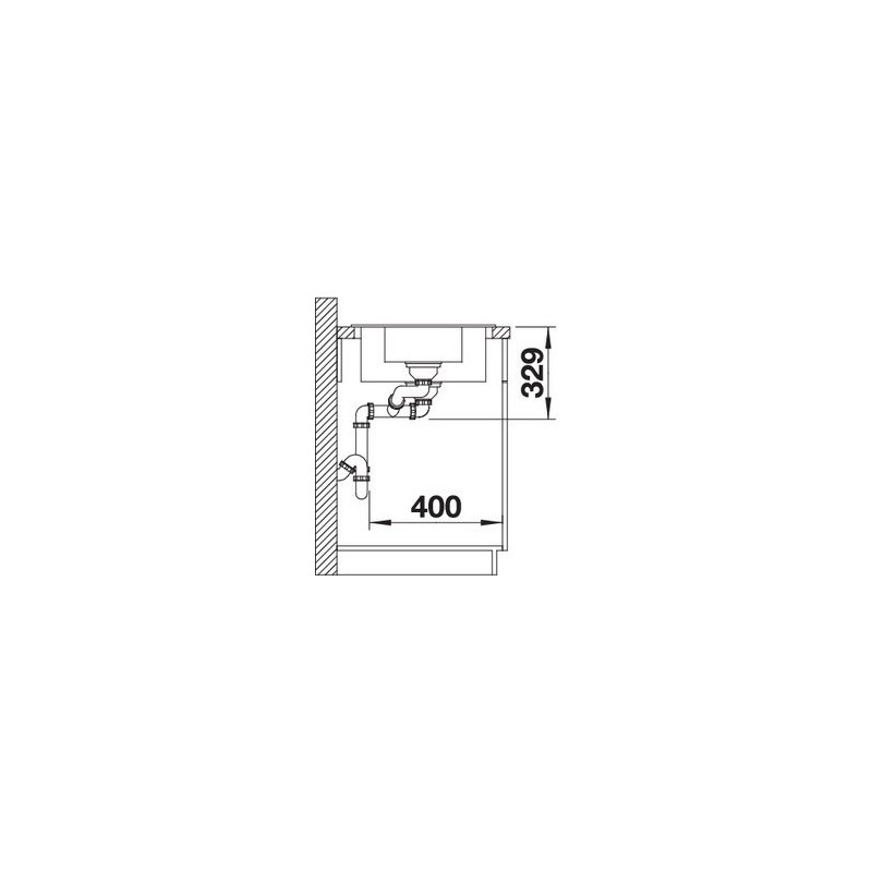 BLANCO 1519858 Sona 6 S lavello 1 vasca+vaschetta+gocciolatoio 100x50cm Silgranit Tartufo Spedizione Gratuita