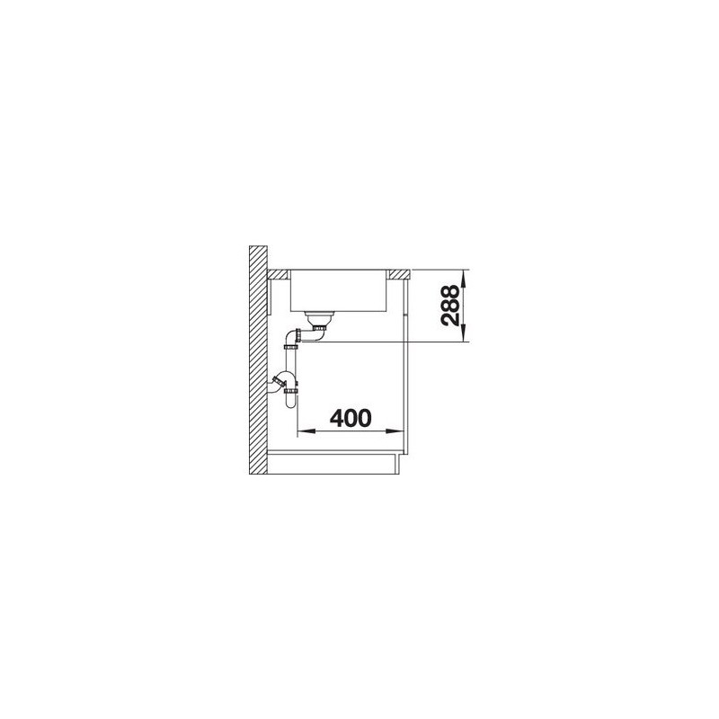 BLANCO 1523099 Lavello Zerox Durinox 700-IF 74x44cm Inox Qualità Garantita