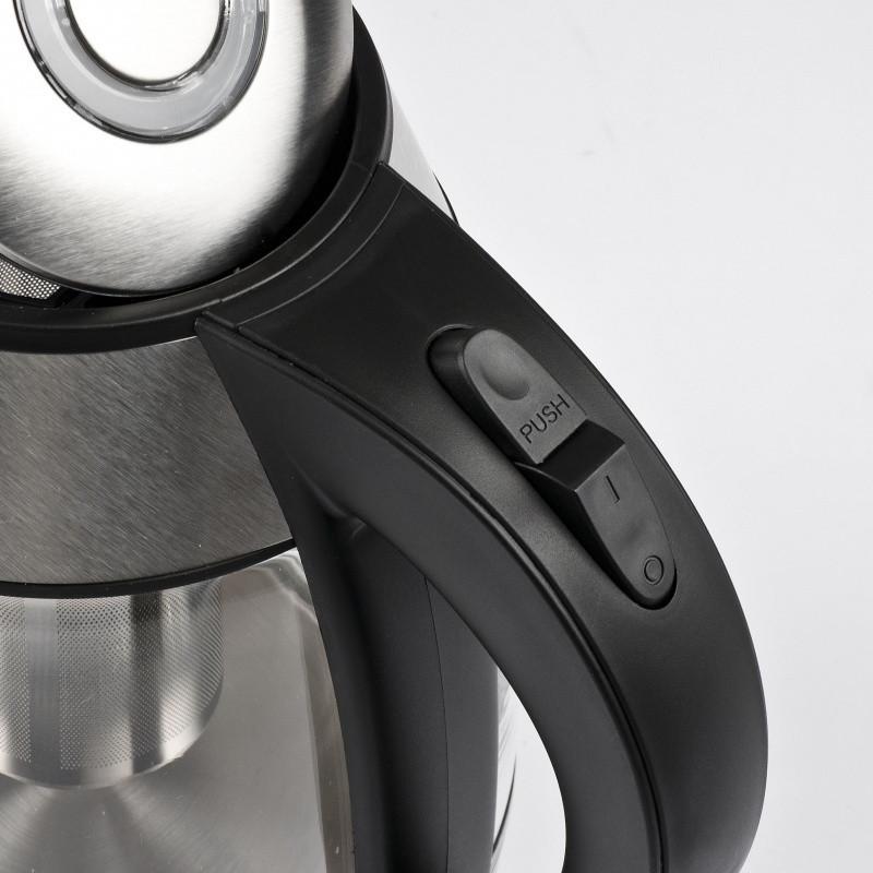 G3 Ferrari BolleBlu bollitore elettrico 1 8 L 2200 W Nero Acciaio inox Trasparente Offerta Giorno del Papà