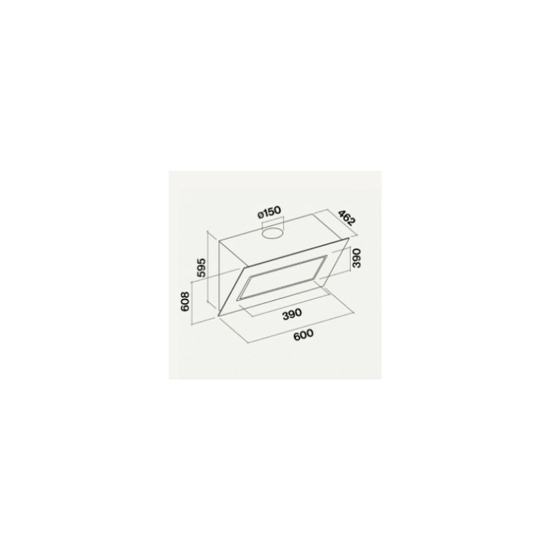 Falmec Quasar Cappa aspirante a parete Bianco 800 m³/h A 50% di sconto con spedizione gratuita