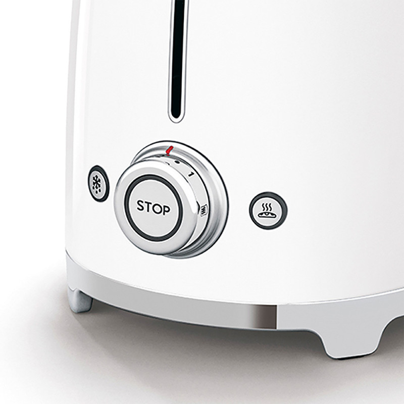 Smeg Tostapane 50's Style - Bianco LUCIDO 2x2 - TSF01WHEU Ultimi tre giorni