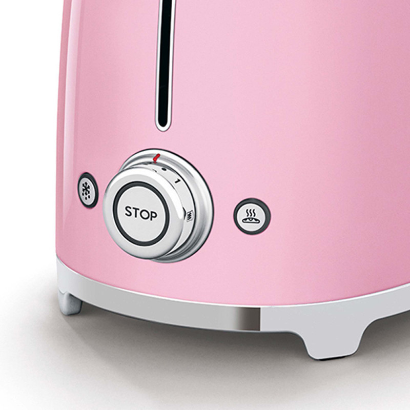 Smeg Tostapane 50's Style – Rosa LUCIDO 2x2 – TSF01PKEU Latest stili