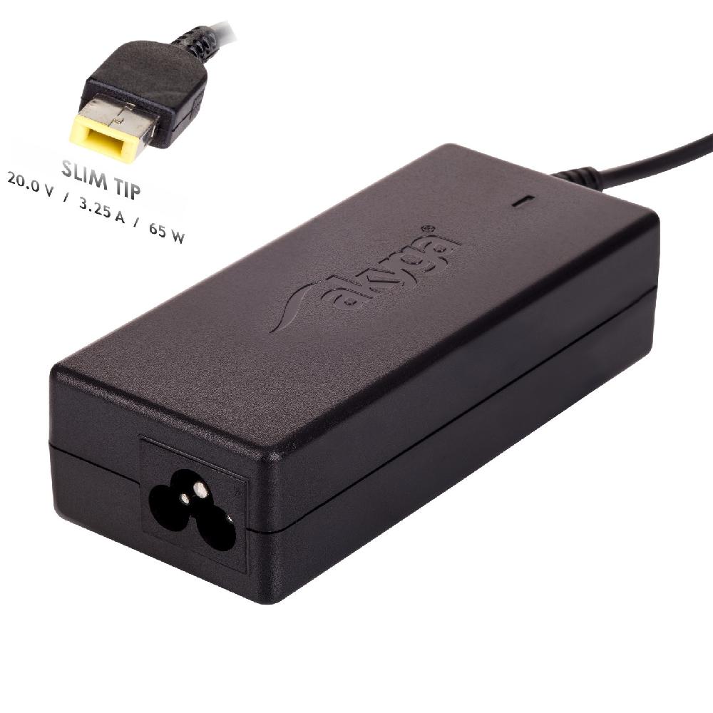 Akyga AK-ND-24 adattatore e invertitore Interno 65 W Nero Sconto