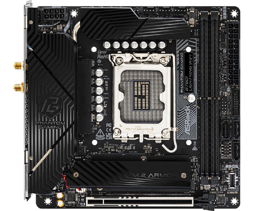 Asrock B760I Lightning WiFi Intel B760 LGA 1700 mini ITX Consegna Veloce